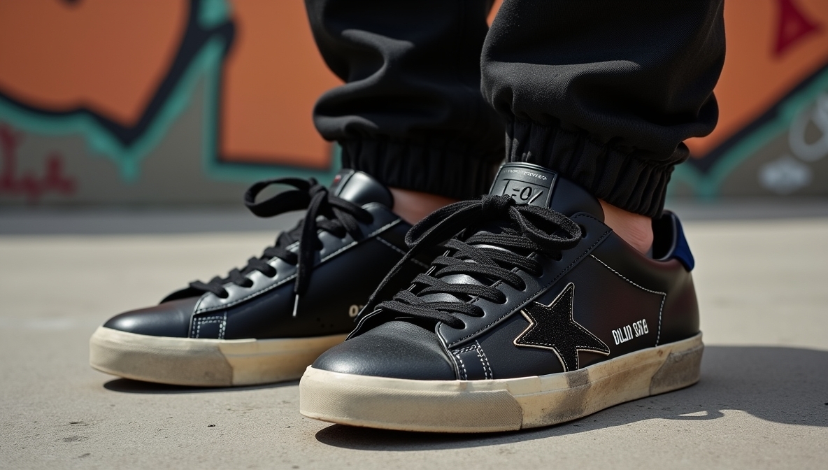 Black Golden Goose Banner